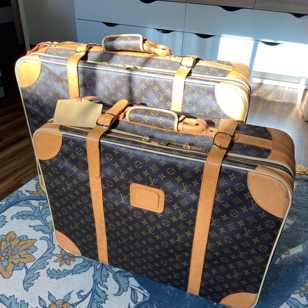Vintage Louis Vuitton luggage set - Picture 1 of 13